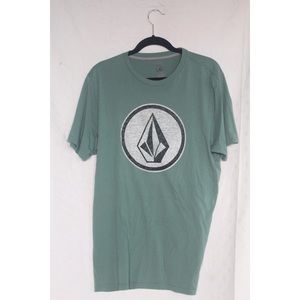 Green Volcom Logo Tee
